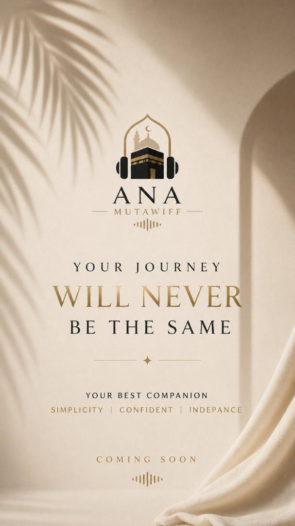 Ana Mutawiff - Your journey will never be the same. Coming Soon